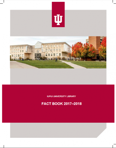 Cover of 2017-2018 University Library Factbook