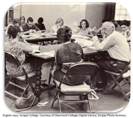 English class, Scripps College. Courtesy of Claremont Colleges Digital Library.